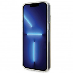 Kryt Guess IML Faceted Mirror na Apple iPhone 15 Elegant  Dúhové disco