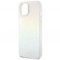 Kryt Guess IML Faceted Mirror na Apple iPhone 15 Elegant  Dúhové disco