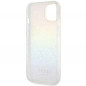 Kryt Guess IML Faceted Mirror na Apple iPhone 15 Elegant  Dúhové disco