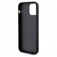 Kryt Guess Sequin Script Metal na Apple iPhone 12 Elegant  Čierny