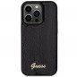 Kryt Guess Sequin Script Metal na Apple iPhone 13 Pro Elegant  Čierny