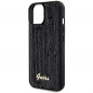 Kryt Guess Sequin Script Metal na Apple iPhone 14 Elegant  Čierny