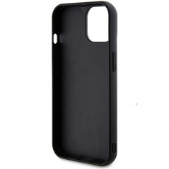 Kryt Guess Sequin Script Metal na Apple iPhone 14 Elegant  Čierny
