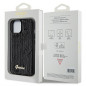 Kryt Guess Sequin Script Metal na Apple iPhone 14 Elegant  Čierny