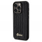 Kryt Guess Sequin Script Metal na Apple iPhone 14 Pro Elegant  Čierny