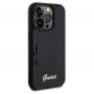 Kryt Guess Sequin Script Metal na Apple iPhone 14 Pro Elegant  Čierny