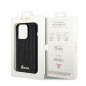 Kryt Guess Sequin Script Metal na Apple iPhone 14 Pro Elegant  Čierny