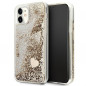 Kryt Guess Liquide Glitter Charms na Apple iPhone 11 Elegant  Zlatý