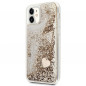 Kryt Guess Liquide Glitter Charms na Apple iPhone 11 Elegant  Zlatý