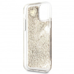 Kryt Guess Liquide Glitter Charms na Apple iPhone 11 Elegant  Zlatý
