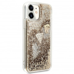 Kryt Guess Liquide Glitter Charms na Apple iPhone 11 Elegant  Zlatý