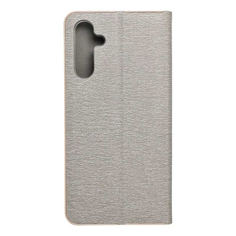Peňaženkové puzdro LUNA Book Gold na Samsung Galaxy A15 LTE Elegant  Strieborný