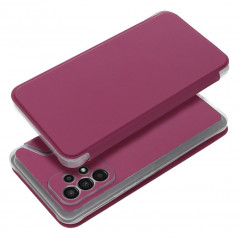 Peňaženkové puzdro Piano Book na Samsung Galaxy A05s Purpurový