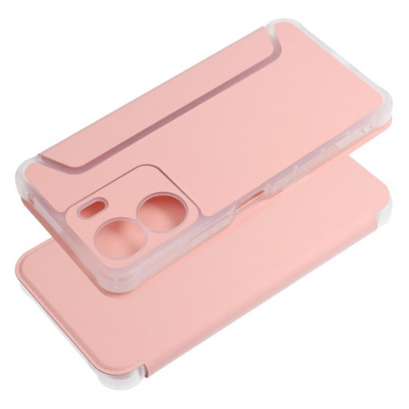 Peňaženkové puzdro Piano Book na XIAOMI Redmi 13C Svetlo broskyňový