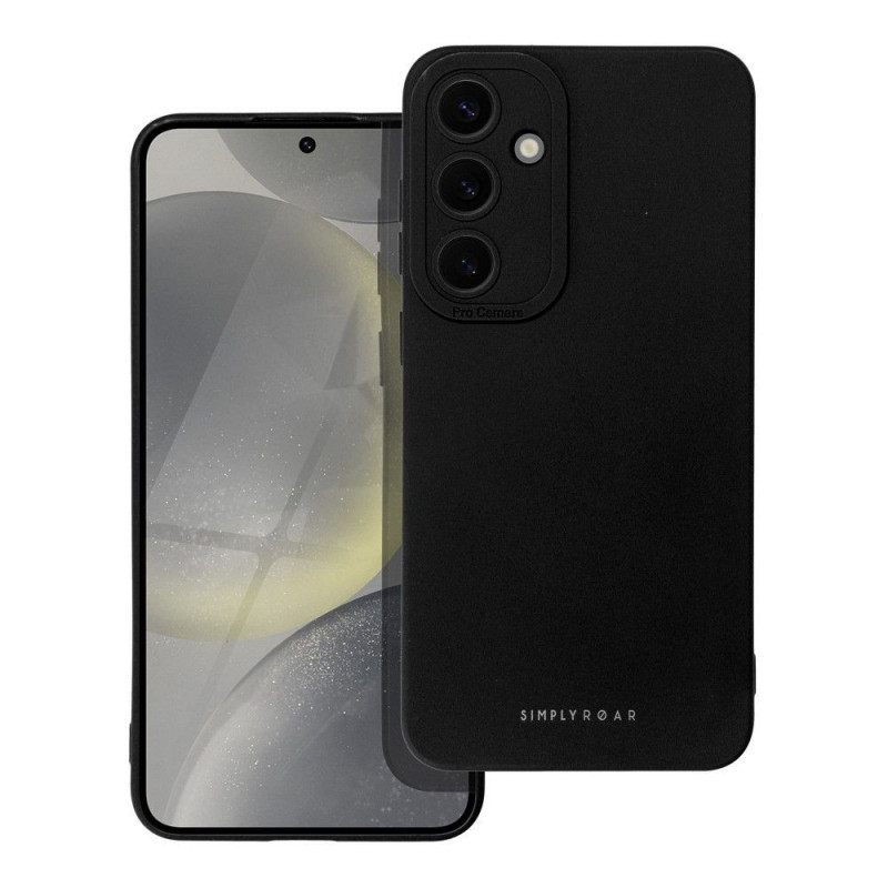 Kryt Roar Luna na Samsung Galaxy S24 PLUS Jednofarebný, Štýlový, Estetický doplnok  Čierny