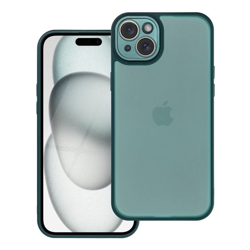 Kryt VARIETE na Apple iPhone 15 Plus Elegant  Tmavo zelený