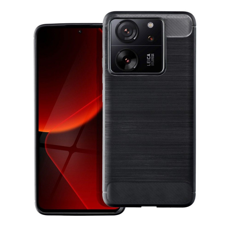 Kryt Carbon na XIAOMI 13T Pro Elegant  Čierny