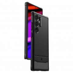 Kryt Spigen Armor na Samsung Galaxy S24 ULTRA Uhlíkové vlákno, Elegant  Čierny