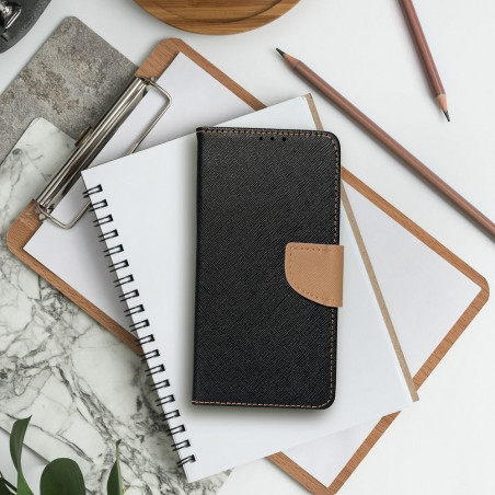 Peňaženkové puzdro Fancy Book na Samsung Galaxy A05s Čierny