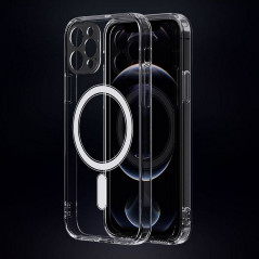 Kryt Clear Mag Cover na Apple iPhone 12 MagSAFE  Transparentný