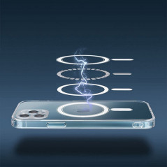 Kryt Clear Mag Cover na Apple iPhone 12 Pro MagSAFE  Transparentný