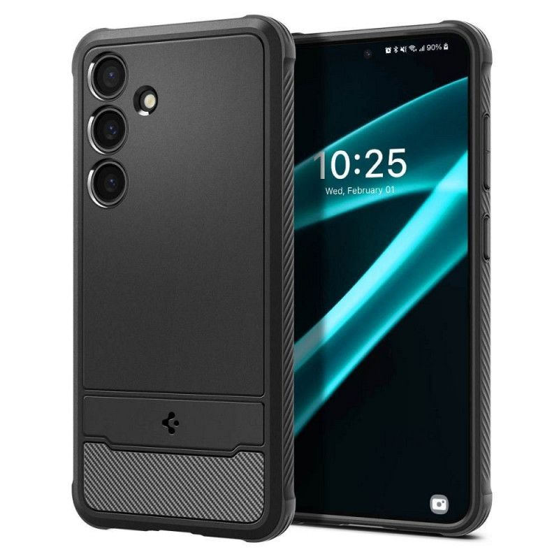 Kryt Spigen Armor na Samsung Galaxy S24 PLUS Uhlíkové vlákno, Elegant  Čierny