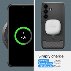 Kryt Spigen Armor na Samsung Galaxy S24 PLUS Uhlíkové vlákno, Elegant  Čierny