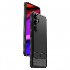 Kryt Spigen Armor na Samsung Galaxy S24 PLUS Uhlíkové vlákno, Elegant  Čierny