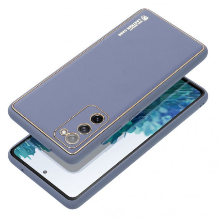 Kryt Leather na Samsung Galaxy A35 Modrý