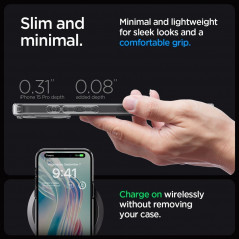Kryt Spigen Ultra Hybrid na Apple iPhone 15 Pro Krištáľovo čistý  Vesmírny kryštál