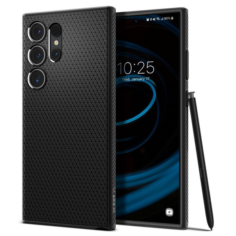 Kryt Spigen  Liquid Air na Samsung Galaxy S24 ULTRA Matná čierna