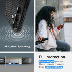 Kryt Spigen  Liquid Air na Samsung Galaxy S24 Matná čierna