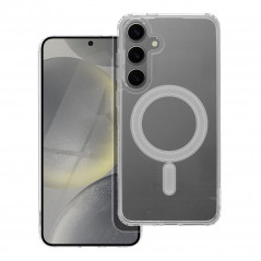 Kryt Clear Mag Cover na Samsung Galaxy S24 PLUS MagSAFE  Transparentný