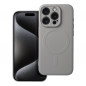 Kryt Silicone Mag Cover na Apple iPhone 15 Pro MagSAFE  Titanový