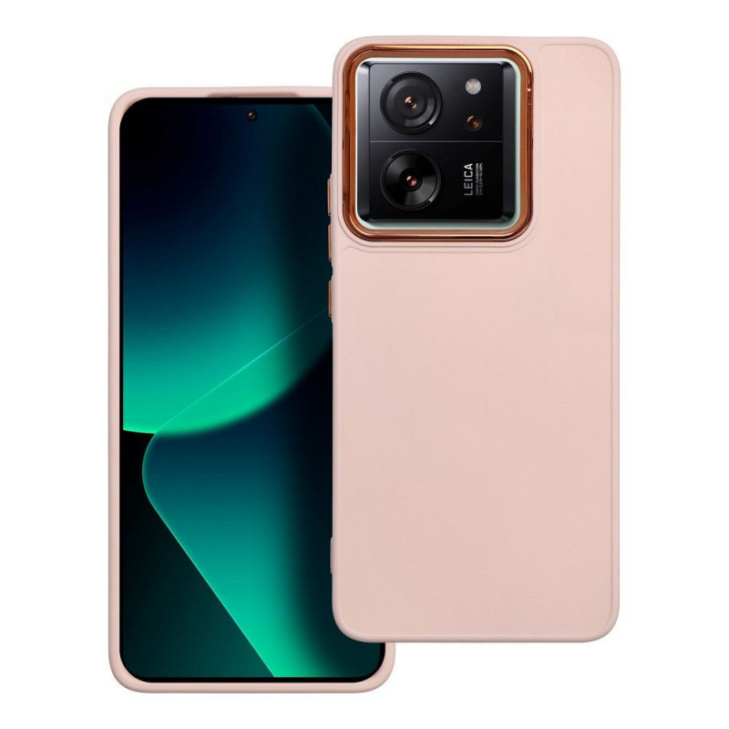 Kryt FRAME na XIAOMI 13T Elegant  Púdrovo ružový