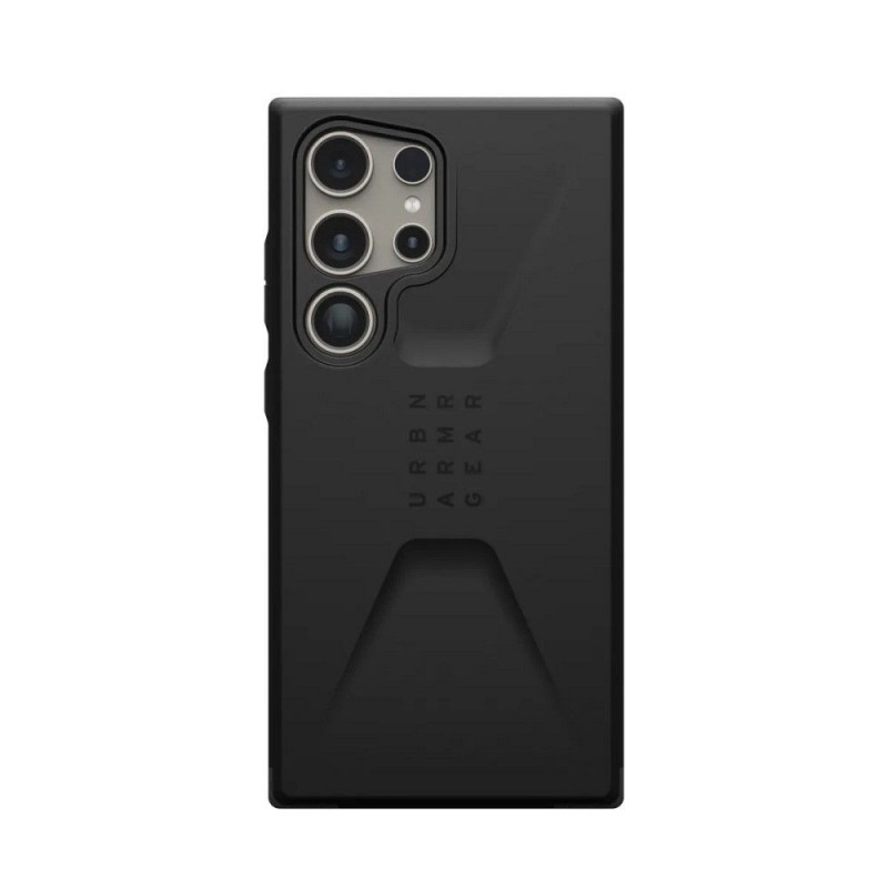 Kryt Urban Armor Gear Civilian na Samsung Galaxy S24 ULTRA Prémiové puzdro  MagSAFE  Čierny
