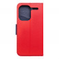 Peňaženkové puzdro Fancy Book na XIAOMI Redmi Note 13 Pro Plus 5G Červený / Námornícka modrá