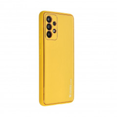 Kryt Leather na Samsung Galaxy A05s Žltý