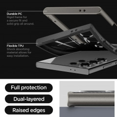 Kryt Spigen Neo Hybrid na Samsung Galaxy S24 ULTRA Tmavo modro sivý