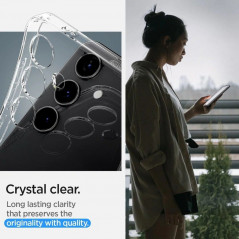 Kryt Spigen Liquid Crystal na Samsung Galaxy S24 PLUS Krištáľovo čistý  Transparentný