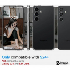 Kryt Spigen Liquid Crystal na Samsung Galaxy S24 PLUS Krištáľovo čistý  Transparentný