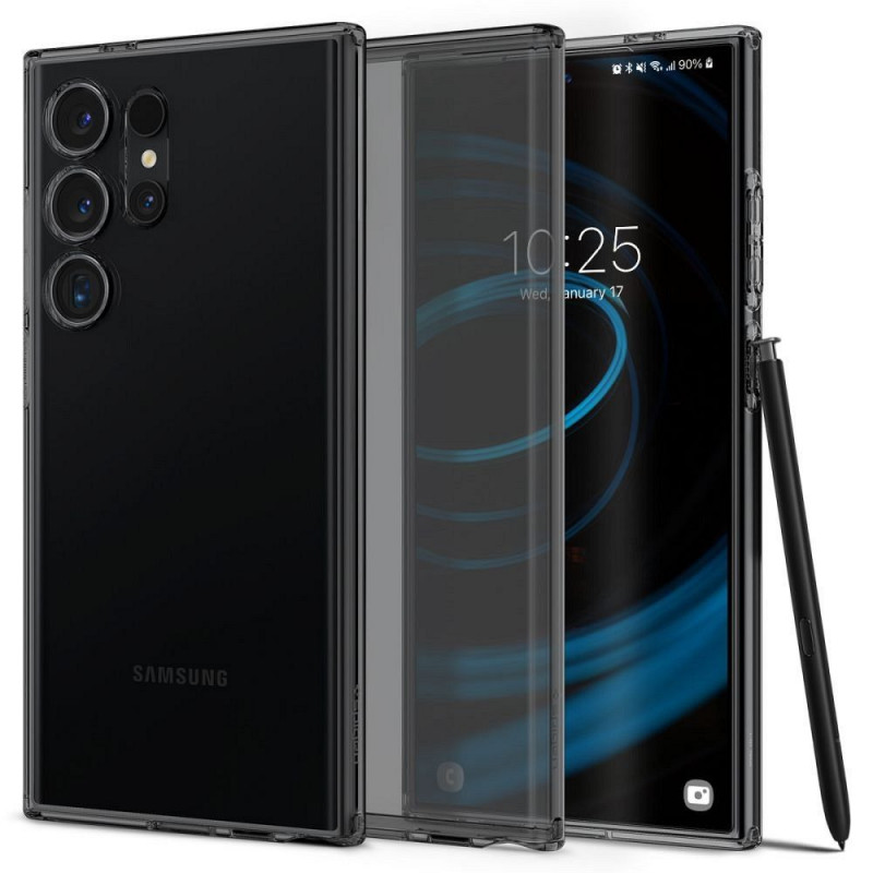 Kryt Spigen Liquid Crystal na Samsung Galaxy S24 ULTRA Krištáľovo čistý  Vesmírny kryštál