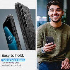 Kryt Spigen  Liquid Air na Samsung Galaxy S24 PLUS Matná čierna
