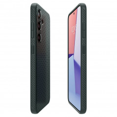 Kryt Spigen  Liquid Air na Samsung Galaxy S24 PLUS Temne zelená