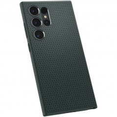 Kryt Spigen  Liquid Air na Samsung Galaxy S24 ULTRA Temne zelená