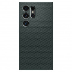 Kryt Spigen  Liquid Air na Samsung Galaxy S24 ULTRA Temne zelená