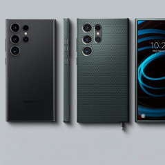 Kryt Spigen  Liquid Air na Samsung Galaxy S24 ULTRA Temne zelená