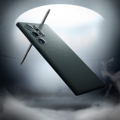 Kryt Spigen  Liquid Air na Samsung Galaxy S24 ULTRA Temne zelená