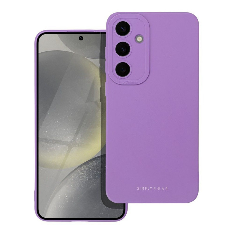 Kryt Roar Luna na Samsung Galaxy S24 PLUS Jednofarebný, Štýlový, Estetický doplnok  Fialový (Violet)