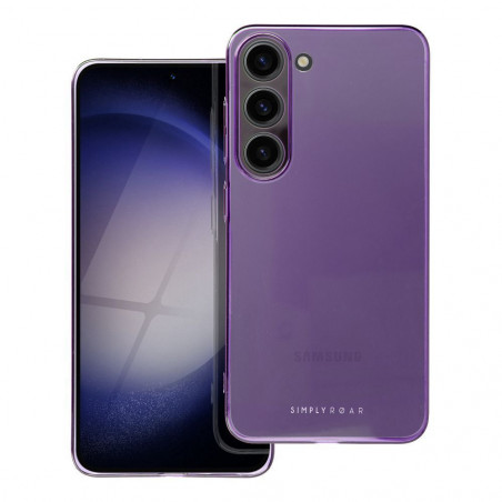 Kryt Roar Pure Simple Fit na Samsung Galaxy S24 Fialový (Purple)